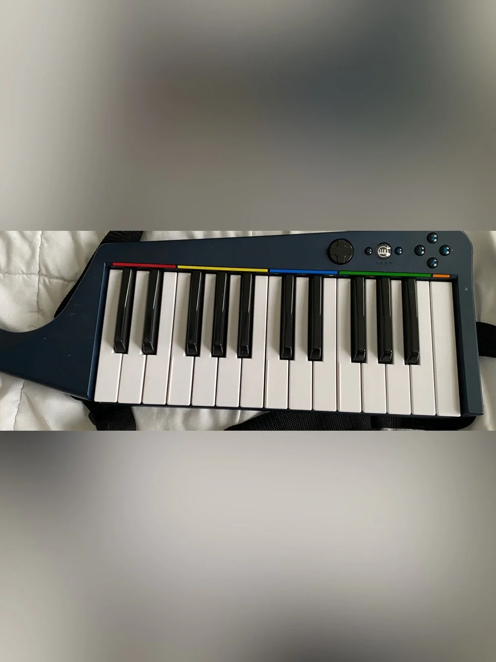 Rock Band 3 Wireless Pro Keyboard Keytar – Mad Catz – Tested & Working
